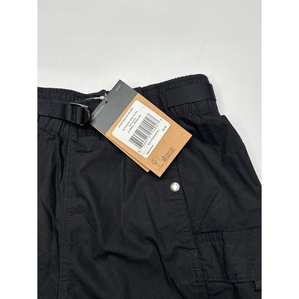 The North Face Mens Ripstop Cargo EZ Black Shorts Belted‎ XS Regular Gorpcore - Picture 2 of 7